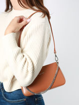 Baguette Tas Suave Leder Lancaster Bruin suave even 14-vue-porte