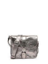 Cross Body Tas Vintage Leder Paul marius Zilver vintage ESSENTIE