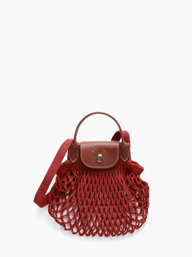 Longchamp Le pliage filet Clutch Beige