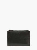 Portefeuille Leder Etincelle Iris�e Etrier Zwart etincelle irisee EETI619