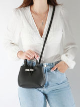 Longchamp Le roseau Cross bodytas Groen-vue-porte