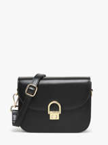 Cross Body Tas M Altair Leder Etrier Zwart altair EALA081M