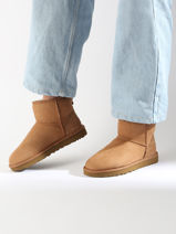 Classic Mini Ii Laarzen Uit Leder Ugg Bruin women 1016222-vue-porte