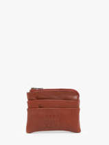 Portemonnee Cow Leder Basilic pepper Bruin cow BCOW99