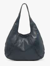 Schoudertas Milan Leder Basilic pepper Blauw milan BMIL01