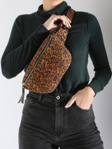 Heuptasje Paul marius Bruin leopard BANANLEO-vue-porte