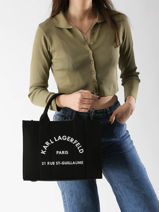 Handtas Rsg Katoen Karl lagerfeld Beige rsg A1W50010-vue-porte