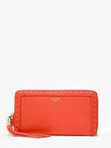 Portefeuille L Premier Flirt Leder Lancel Oranje premier flirt A10111