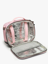 Lunchtas 1 Compartiment Cameleon Blauw vintage fantasy BL24-vue-porte