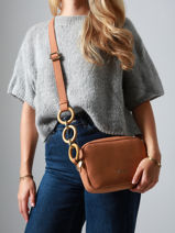 Cross Body Tas Heliconia Woomen Bruin heliconia WHEL11-vue-porte