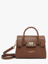 Cross Body Tas Milano Cosmos Leder Lancaster Bruin milano cosmos 79