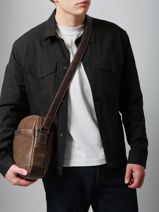 Cross Body Tas Joseph Leder Arthur & aston Bruin marco 9-vue-porte