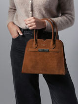 Handtas Velvet Miniprix Bruin velvet F7510-vue-porte