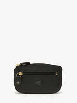 Portemonnee Caviar Leder Crinkles Zwart caviar 14036