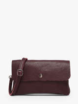 Cross Body Tas Caviar Leder Milano Rood caviar CA23067