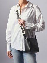 Cross Body Tas K Circle Karl lagerfeld Zwart k circle A4W30067-vue-porte