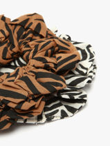 Stoffen Haarelastiek Tiger Hindbag Bruin tigre TI-vue-porte