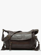 Cross Body Tas Cow Leder Basilic pepper Bruin cow BCOW86