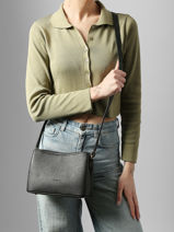 Cross Body Tas Zora Hexagona Zwart zora 8620232-vue-porte