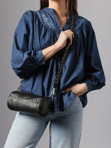 Cross Body Tas Glam Leder Basilic pepper Zwart glam BGLA87-vue-porte