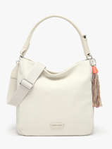 Schoudertas Grigri Polyurethaan David jones Wit grigri CM8384