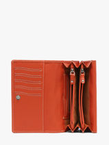 Portefeuille Caviar Leder Crinkles Oranje caviar 14001-vue-porte