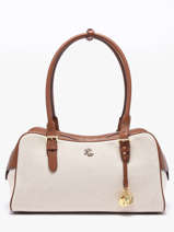 Schoudertas Dryden Katoen Lauren ralph lauren Beige dryden 31P06078
