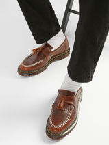 Mocassins Adrian Uit Leder Dr martens Bruin men 42849200-vue-porte