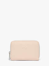 Portefeuille Leder Nathan baume Roze original n 120N