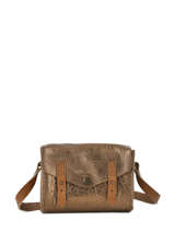 Cross Body Tas Mini Indispensable Leder Paul marius Bruin vintage MINI