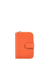 Portefeuille Leder Hexagona Oranje confort 461063