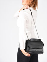 Handtas M Ninon Leder Lancel Bruin ninon A09222-vue-porte