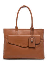 Business Tas Flandres Leder Met 15" Laptopvak Leder Etrier Bruin flandres EFLA823B