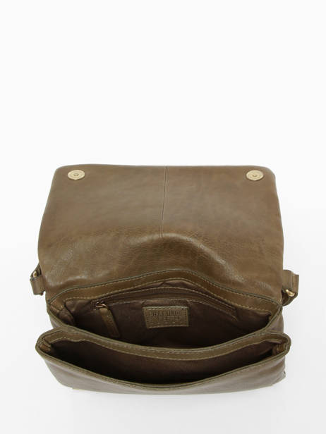 Cross Body Tas Boston Leder Basilic pepper Groen boston BBOS01 ander zicht 3