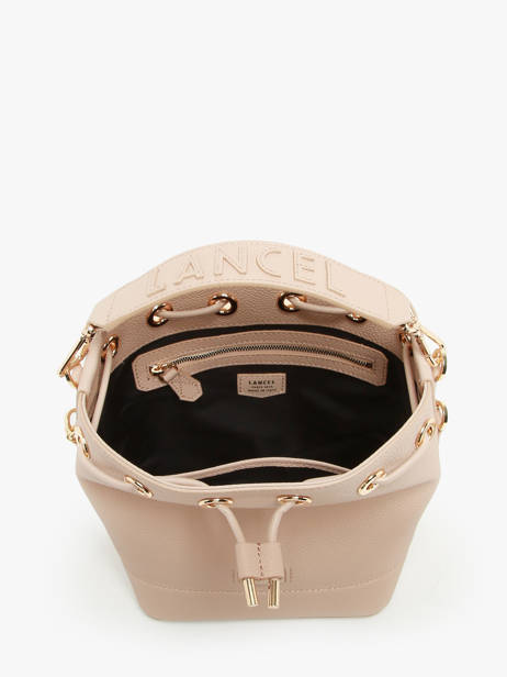 Bucket Bag S Ninon Leder Lancel Beige ninon A10922 ander zicht 4