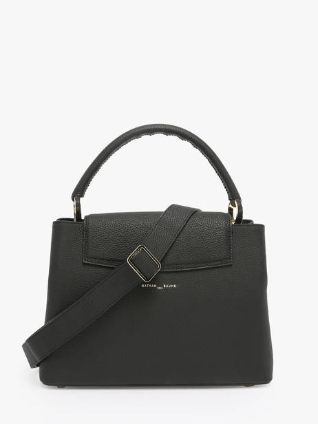 Handtas Magnolia Leder Nathan baume Zwart eden 3 ander zicht 4