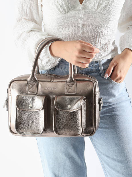 Cross Body Tas Vintage Leder Paul marius Grijs vintage LEDANDYS ander zicht 1