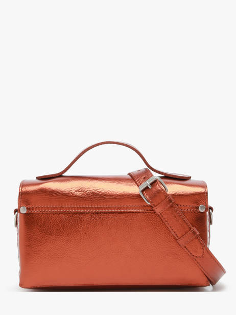 Cross Body Tas L'artisan Ginger Leder Paul marius Oranje ginger ARTISGIN ander zicht 4