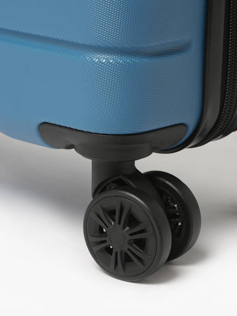 Harde Reiskoffer Valencia Travel Blauw valencia L ander zicht 2