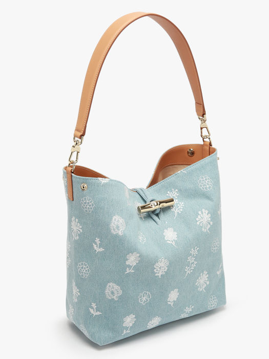 Longchamp Le roseau denim Blauw