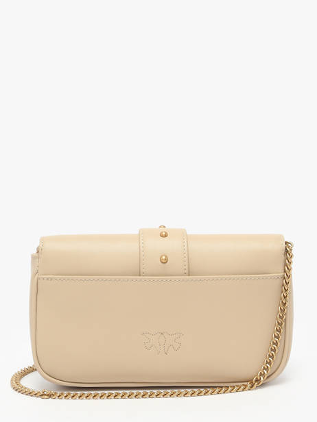Cross Body Tas Love Bag Icon Leder Pinko Beige love bag icon A0F1 ander zicht 4