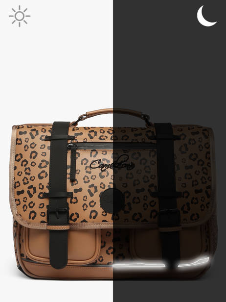 Boekentas Vintage North Cameleon Bruin vintage north CA41 ander zicht 8