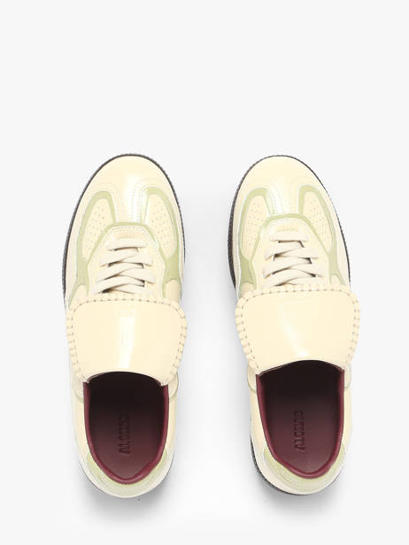 Sneakers Uit Leder Alohas Beige women 10082902 ander zicht 4