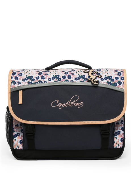 Boekentas Kind 3 Compartimenten Cameleon Blauw actual CA41 ander zicht 6