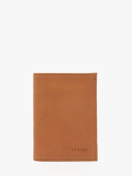 Portefeuille Met Portemonnee Oil Leder Etrier Bruin oil EOIL5007