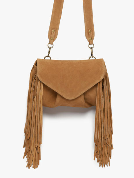 Cross Body Tas Suzon M Folk Leder Paul marius Bruin folk SUZOMFOL ander zicht 2