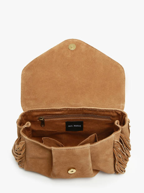 Cross Body Tas Suzon M Folk Leder Paul marius Bruin folk SUZOMFOL ander zicht 3