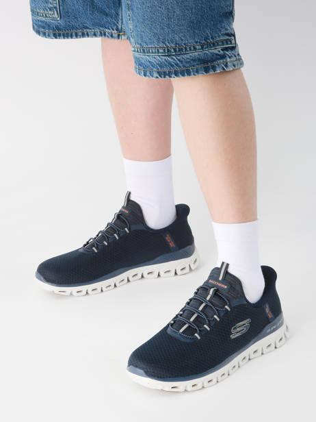 Sneakers Glide-step Noxus Skechers Blauw men 233010 ander zicht 1
