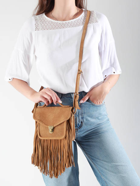 Cross Body Tas Folk Leder Paul marius Bruin folk GEORXFOL ander zicht 1