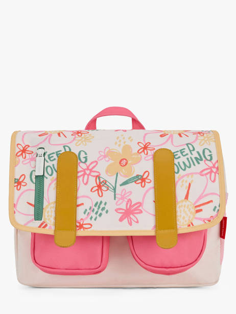 Boekentas 1 Compartiment Hello hossy Beige cool kids 7